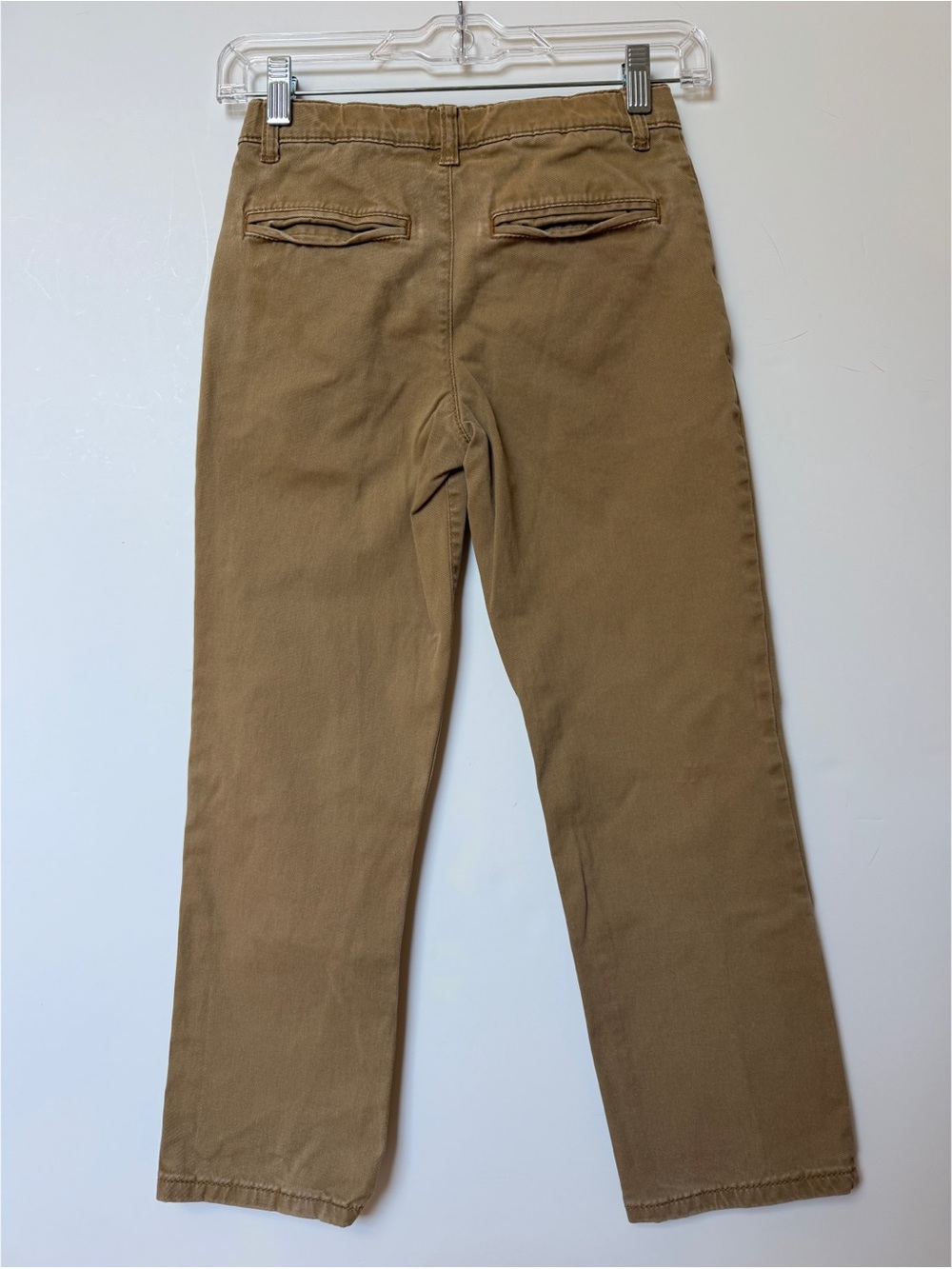 Bundle Cat & Jack Boys Straight Leg Chino Pants Size 8 Dark Khaki - Picture 3 of 10